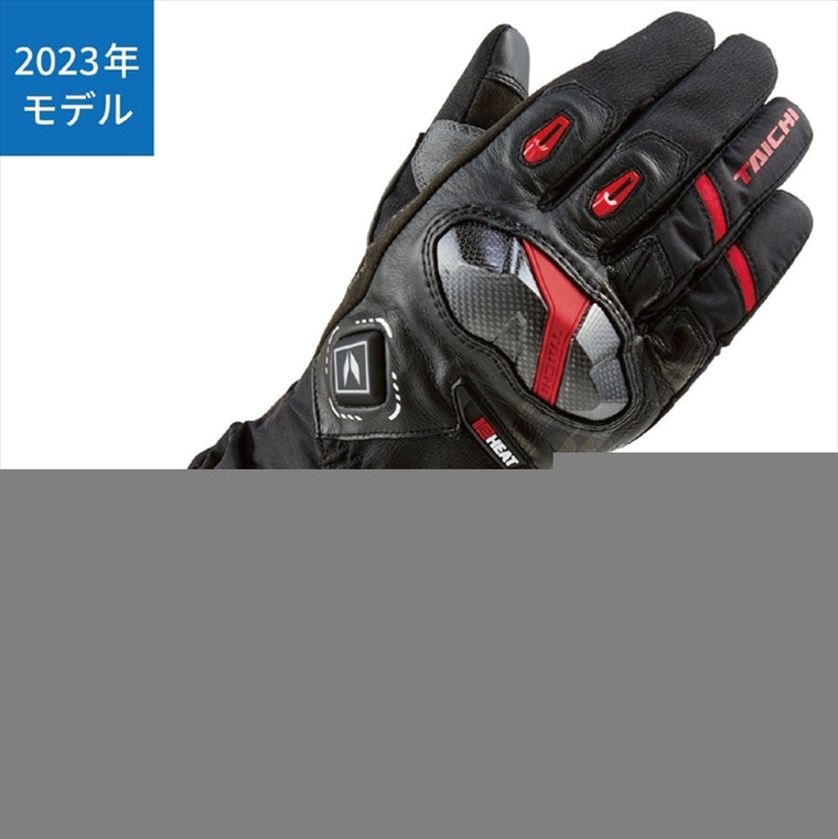 【アールエスタイチ】RSタイチ e-HEAT アームド グローブ BLK／RED ＃XXL RST654BK11XXL