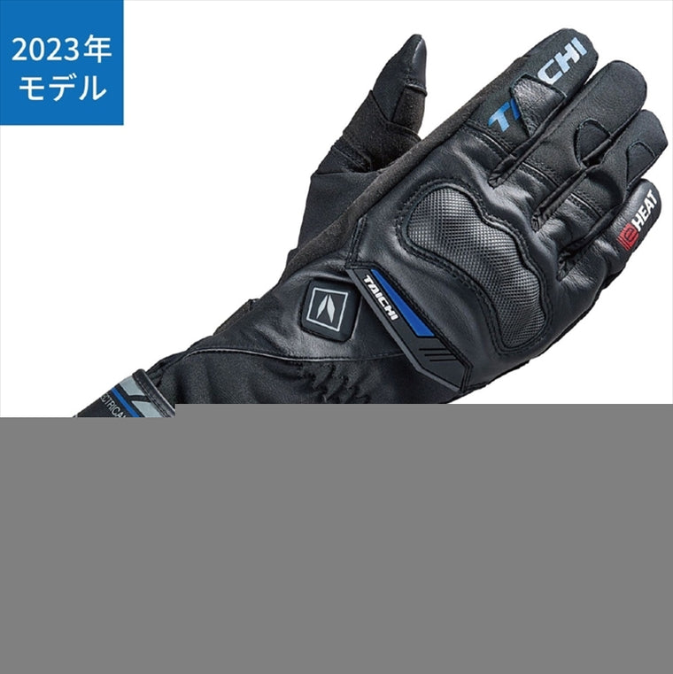 【アールエスタイチ】RSタイチ e-HEAT プロテクション グローブ BLK／BLUE ＃M RST655BK21M
