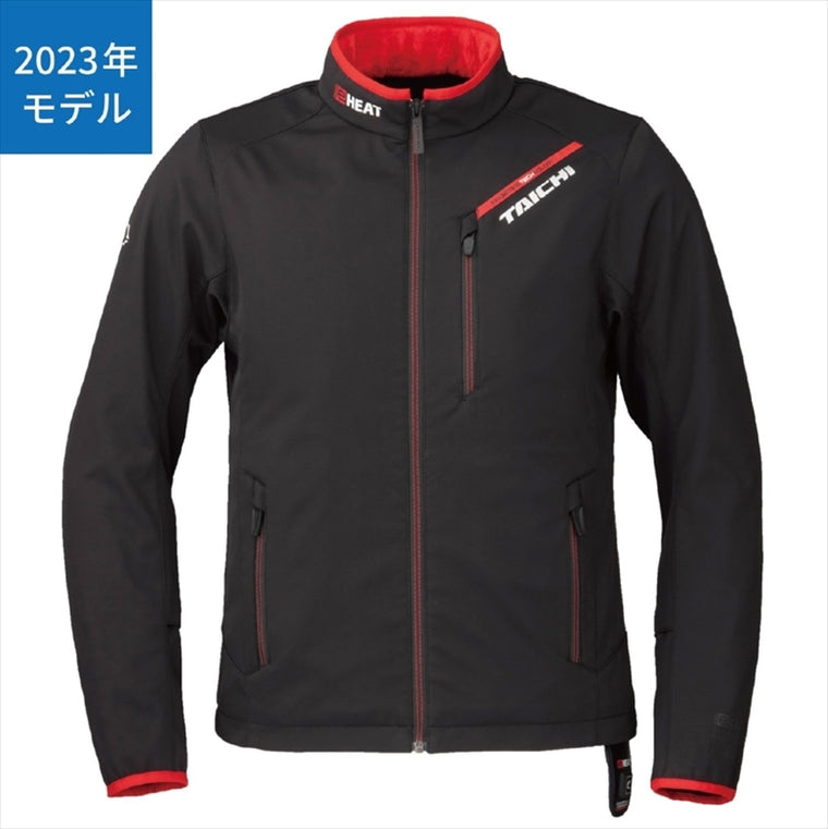 【アールエスタイチ】RSタイチ e-HEAT インナージャケット BLK／RED ＃4XL RSU637BK114XL