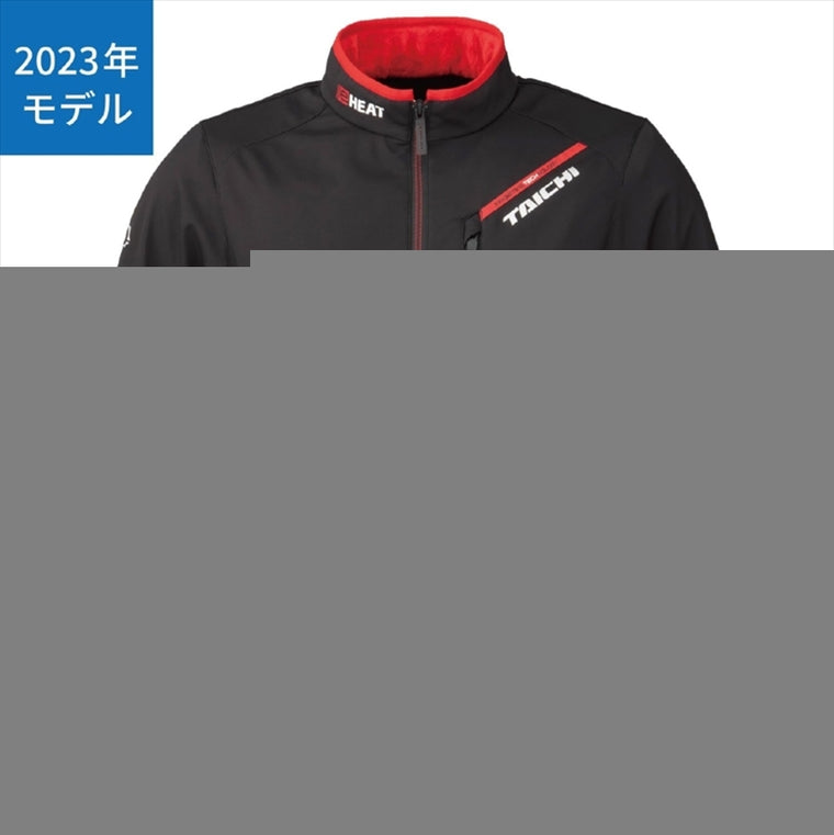 【アールエスタイチ】RSタイチ e-HEAT インナージャケット BLK／RED ＃L RSU637BK11L