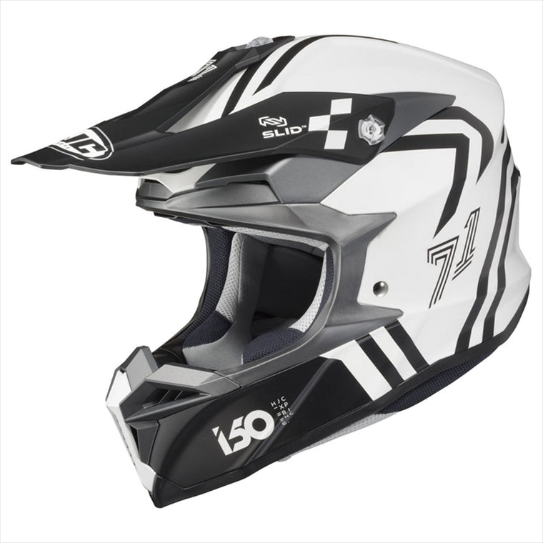 【エイチジェーシー】HJC i50 ヘックス WHT／BLK（MC10SF） ＃M HJH249WH91M