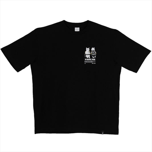 アールエスタイチ｜PAIR RACER CAT OVER SIZE T-SHIRT BLK #L｜RSU115BK01L