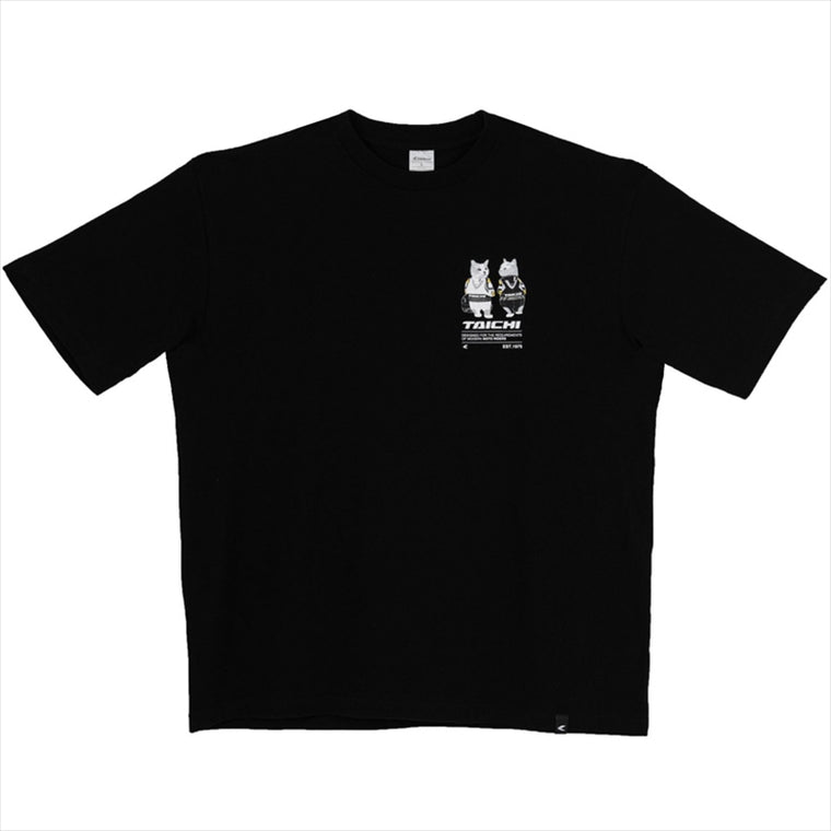 アールエスタイチ｜PAIR RACER CAT OVER SIZE T-SHIRT BLK #L｜RSU115BK01L