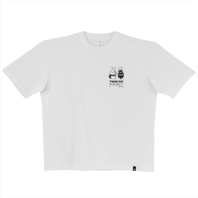 アールエスタイチ｜PAIR RACER CAT OVER SIZE T-SHIRT WHT #L｜RSU115WH01L