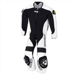 【アールエスタイチ】RSタイチ J-022 キッズ レザースーツ WHITE （130CM） NXL0220100K130