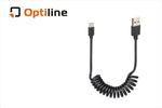 Optiline(オプティライン)｜LAMPA スプリングケーブル USB-タイプC 100cm｜38702