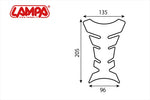 LAMPA(ランパ)｜LAMPA フューエルタンクパット X1 カーボン調｜90010