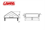 LAMPA(ランパ)｜LAMPA LEDテールランプ 汎用 NOVA｜90484