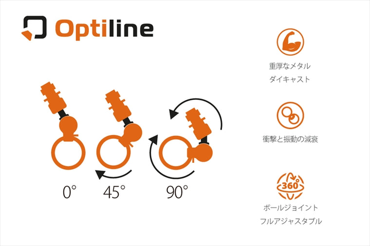 Optiline(オプティライン)｜LAMPA ストラップアジャストマウント Strap｜91592
