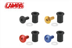 LAMPA(ランパ)｜LAMPA アルミボルトキット M5汎用 ウェルナット レッド｜91653