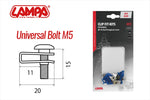 LAMPA(ランパ)｜LAMPA アルミボルトキット M5汎用 クリップナット ブラック｜91656