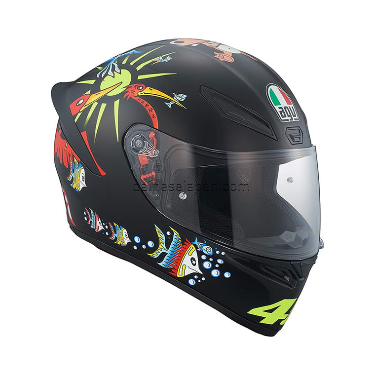 【エージーブイ】AGV K1 009-WHITE ZOO MATT BLACK　＃S 8051019331397