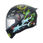 【エージーブイ】AGV K1 009-WHITE ZOO MATT BLACK　＃S 8051019331397