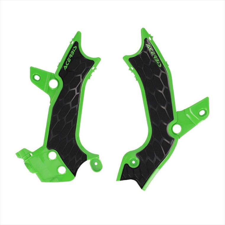 アチェルビス｜X-GRIP フレームプロテクター GRN/BLK KX250 25/KX450 24-25｜AC-26096GR/BK