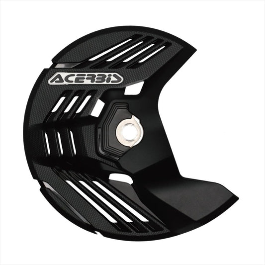 アチェルビス｜LINEAR フロントディスクカバーJ BLACK HONDA YAMAHA KAWASAKI SHERCO｜AC-26230BK