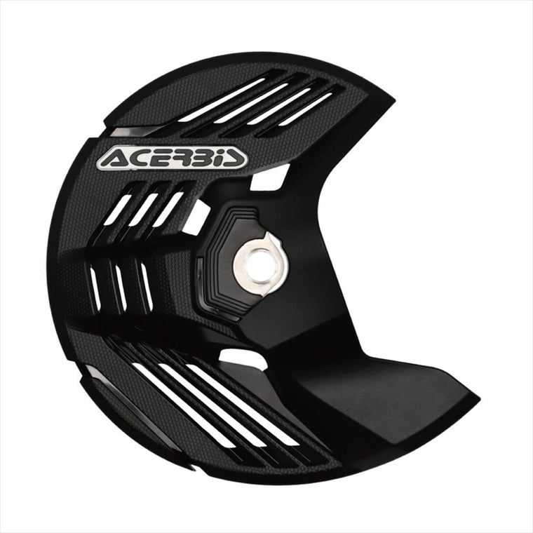 アチェルビス｜LINEAR フロントディスクカバーJ BLACK HONDA YAMAHA KAWASAKI SHERCO｜AC-26230BK