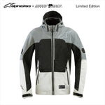 ROUGH&ROAD(ラフアンドロード)｜Alpinestars×ROUGH＆ROADクルーパーカエアAsia GRY/BLK #XXL｜R3302626GY/BK5