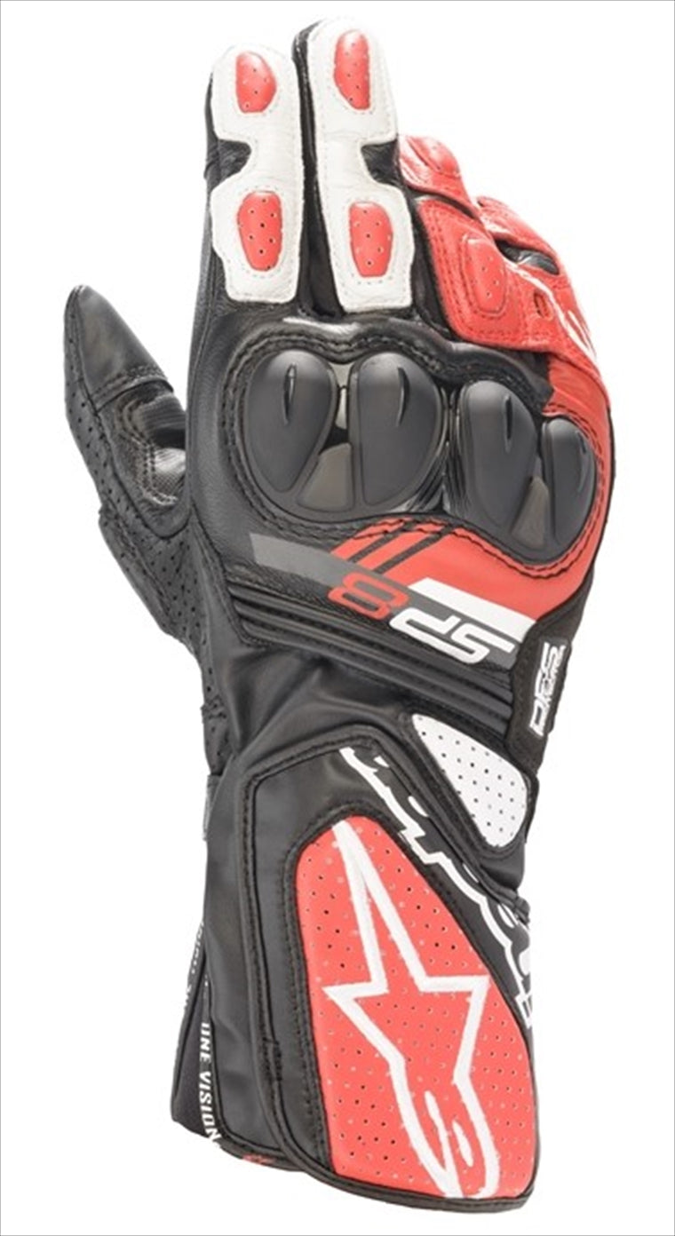 アルパインスター｜SP-8 V3レザーグローブ1304 BK WH BRT RD #L｜8059175359804