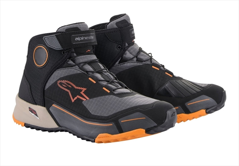アルパインスター｜CR-X DRYSTAR RIDINIGシューズ 2611820 1284 BLACK LIGHT BROWN ORANGE 9(26.5cm)｜8059175406751