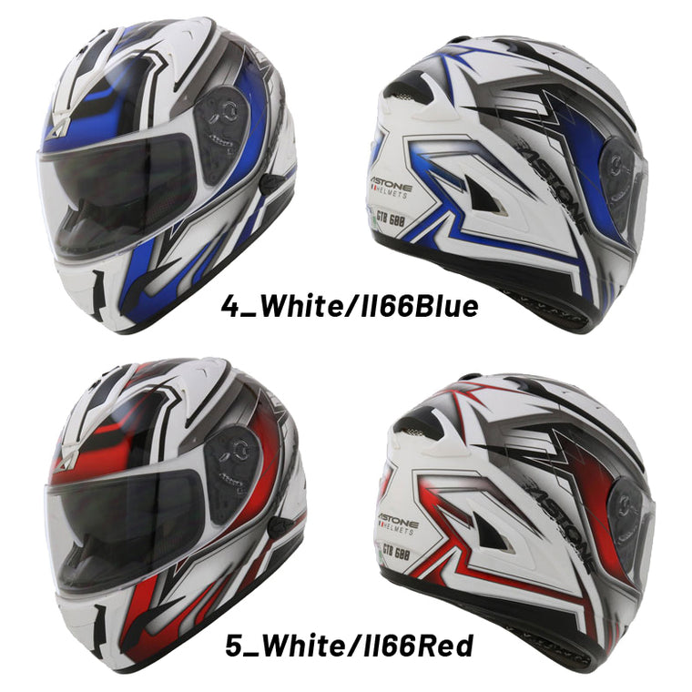 在庫限りで販売終了 バイクフルフェイスヘルメット ASTONE(アストン) GTB600