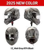 アストン GTB600 フルフェイス ヘルメット フランスデザイン インナーサンバイザー かっこいい