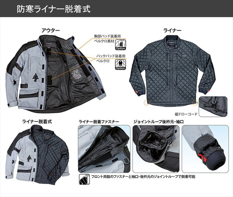 hit-air｜エアバッグジャケットフラッグシップモデル(エアバック装備) D/Gray｜EU-7