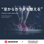 Kinefoot ライディングシューズ用インソール「SCOYCOオリジナル」（SCOYCOシューズを既にお持ちの方、または同時購入の割引価格です）「バイク用高機能インソール」
