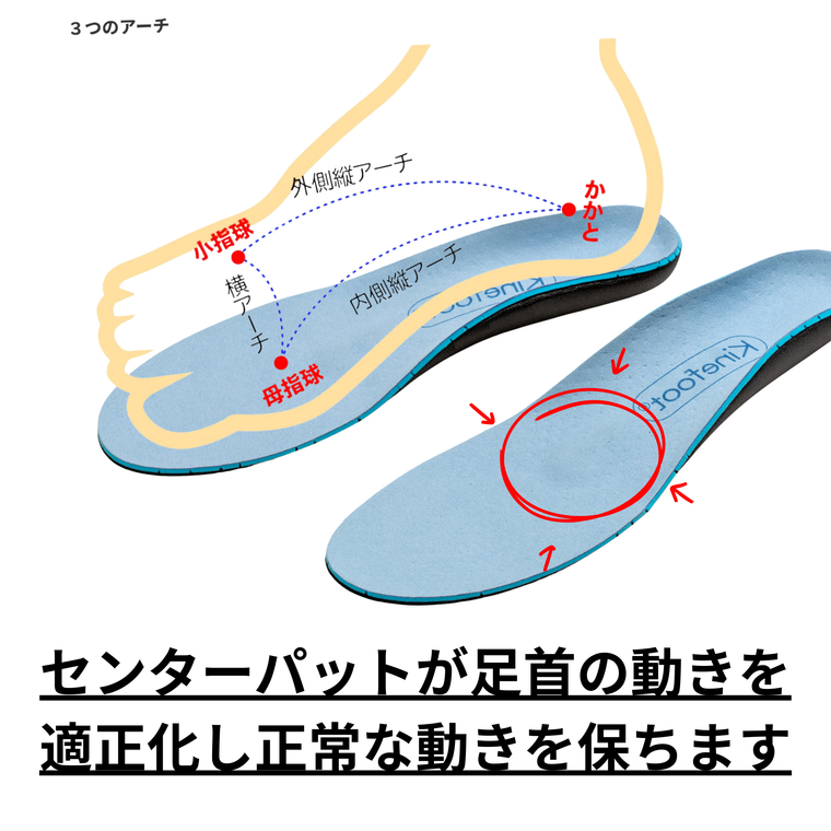 Kinefoot ライディングシューズ用インソール「SCOYCOオリジナル」（SCOYCOシューズを既にお持ちの方、または同時購入の割引価格です）「バイク用高機能インソール」