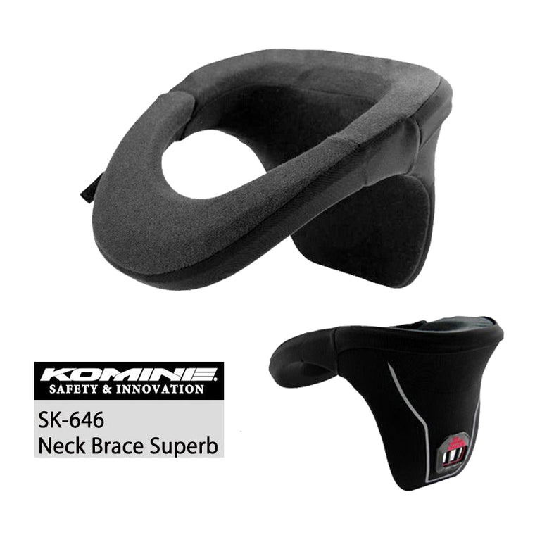 KOMINE ネックブレイス スパーブ  ブラック フリー SK-646 (04-646)