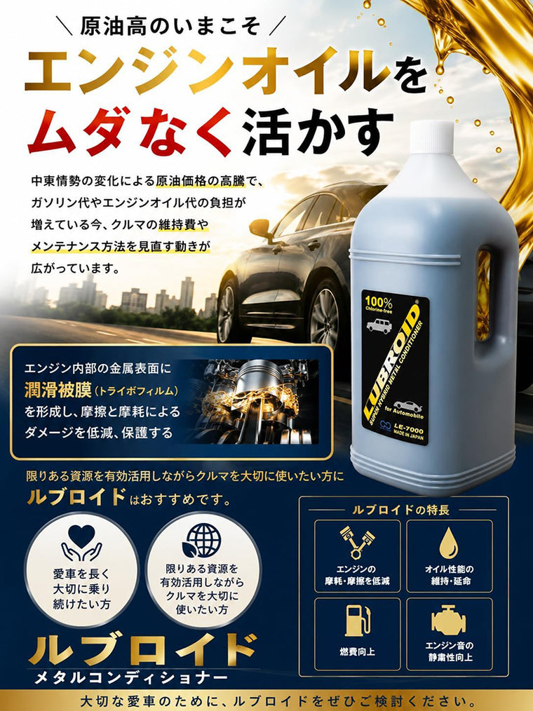 LUBROID 自動車用ルブロイド PREMIUM 4Lボトル LE-7000