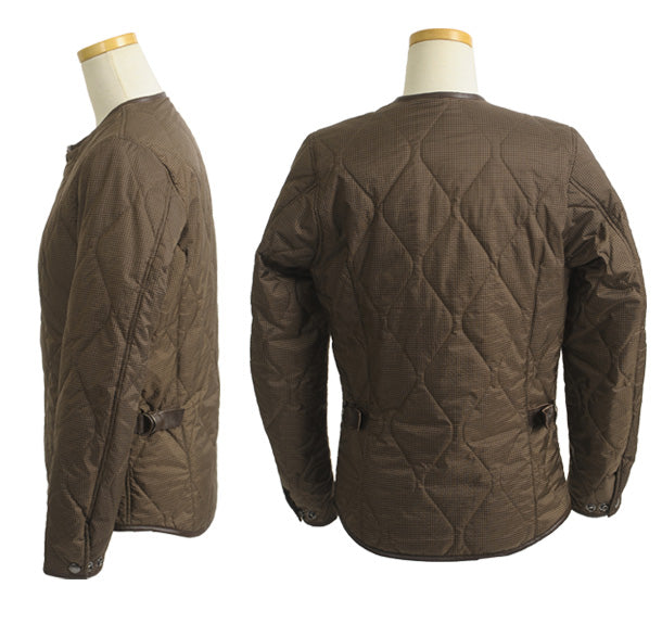 バイク 防寒インナー レディース maxfritz femme LADIES BABY CHECK INNER BLOUSON MFB2075 Mサイズ ブルゾン