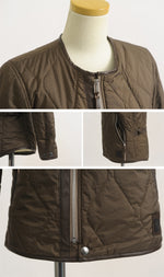 バイク 防寒インナー レディース maxfritz femme LADIES BABY CHECK INNER BLOUSON MFB2075 Mサイズ ブルゾン