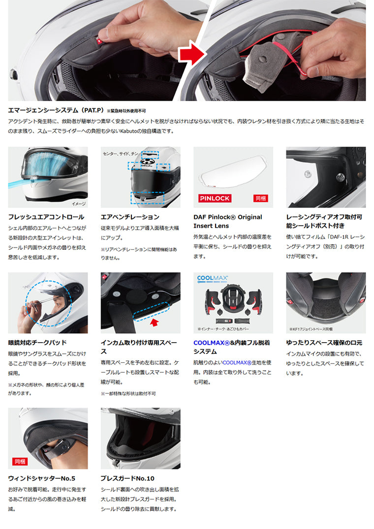 OGK KABUTO｜F-17R Mips｜F-17R Mips