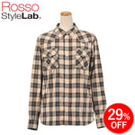 【ROSSO STYLELAB】プロテクションレギュラーカラーシャツ【ROJ-119】