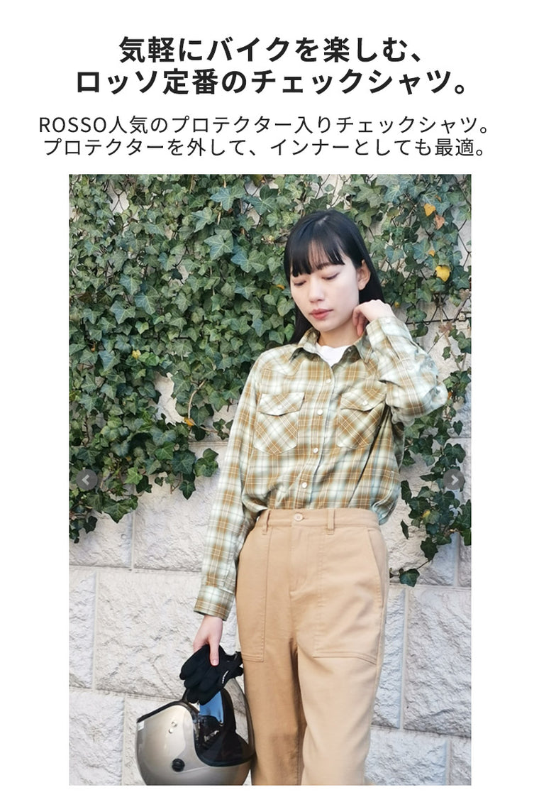 【ROSSO STYLELAB】プロテクションレギュラーカラーシャツ【ROJ-119】
