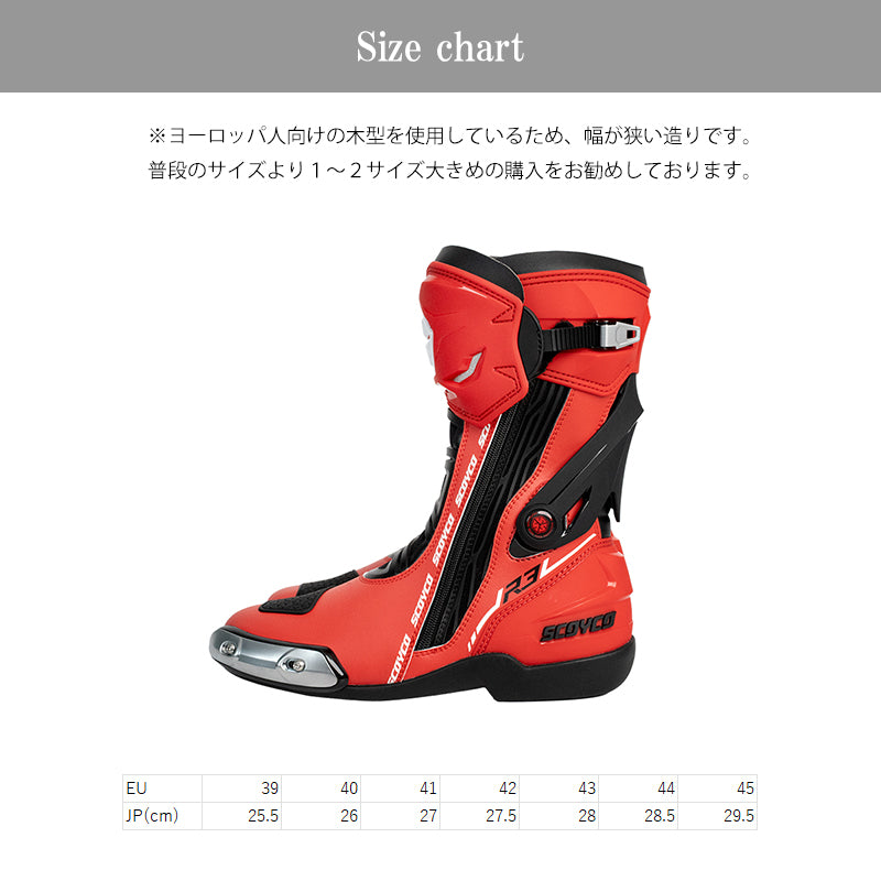 SCOYCO レーシングブーツ MR003-2 – はとやオンライン