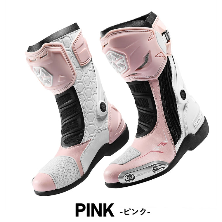 SCOYCO スコイコ レディースレーシングブーツ MR003W サーキット走行 女性用 WOMEN CE規格