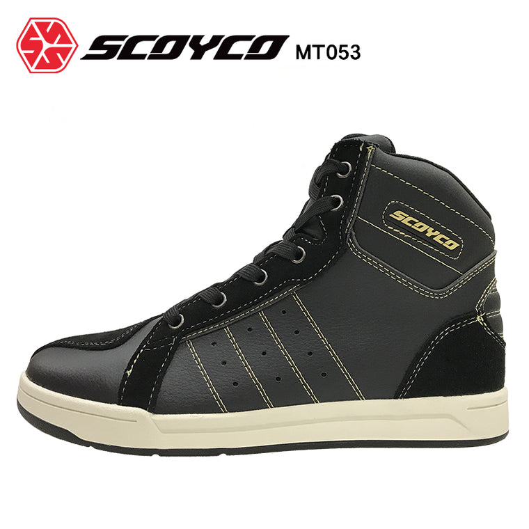 SCOYCO カジュアルライディングシューズ ブラック MT053　バイクシューズ