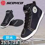 SCOYCO(スコイコ) 防水カジュアルライディングシューズ MT068WP デニム(DENIM) カジュアル 普段履き