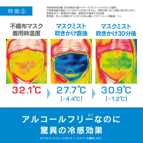 【FREEZETECH/氷撃】マスク用クールミスト【6526000】