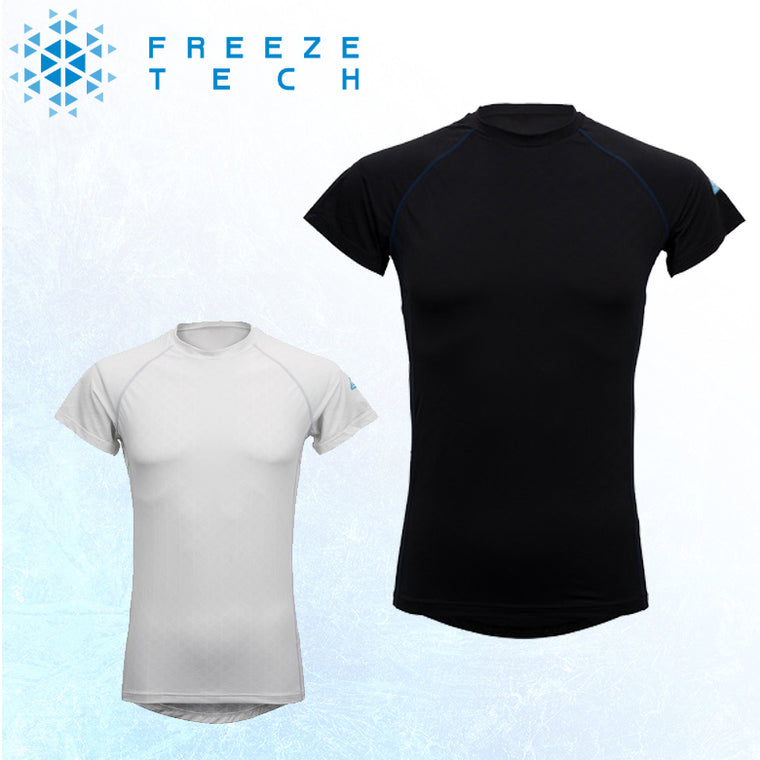 【FREEZETECH/氷撃】冷感クルーネックシャツ【25153380〜25153588】