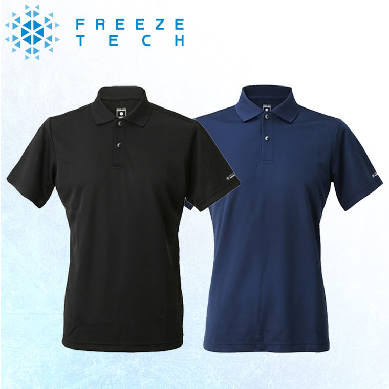 【FREEZETECH/氷撃】LIFE STYLE LINE 冷感半袖ポロシャツ【25171554〜25171563】