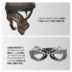 LEAD MOTORCYCLE GEAR|イヤーカバー付レザーハーフヘルメット|CR-770