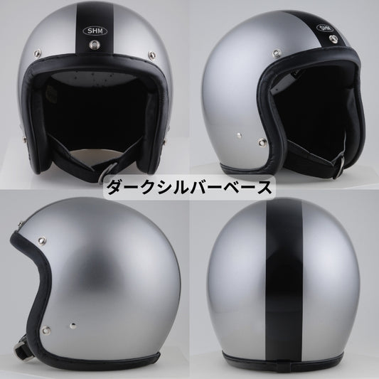 バイクヘルメット DIN MARKET ディンマーケット ジェットヘルメット SHM HAND STITCH Lot 102 ステッチ ビンテージ S/M/L 日本製 SG基準 取寄品