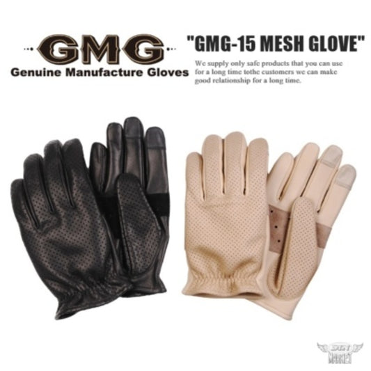メッシュグローブ DIN MARKET ディンマーケット MESH GLOVE ショートリスト GMG-15 3シーズン シンプル 通気性 滑り止め スマホ対応 男女兼用 ブラック
