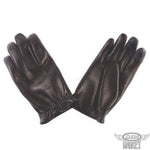 ディアスキングローブ DIN MARKET ディンマーケット DEER SKIN GLOVE ショートリスト GMG-07 鹿革 シンプル 街着 スマホ対応 ショートリスト 男女兼用 ブラック