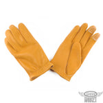 ディアスキングローブ DIN MARKET ディンマーケット DEER SKIN GLOVE ショートリスト GMG-07 鹿革 シンプル 街着 スマホ対応 ショートリスト 男女兼用 ブラック