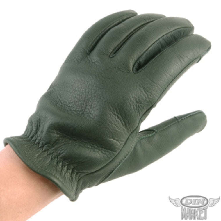 ディアスキングローブ DIN MARKET ディンマーケット DEER SKIN GLOVE ショートリスト GMG-07 鹿革 シンプル 街着 スマホ対応 ショートリスト 男女兼用 ブラック