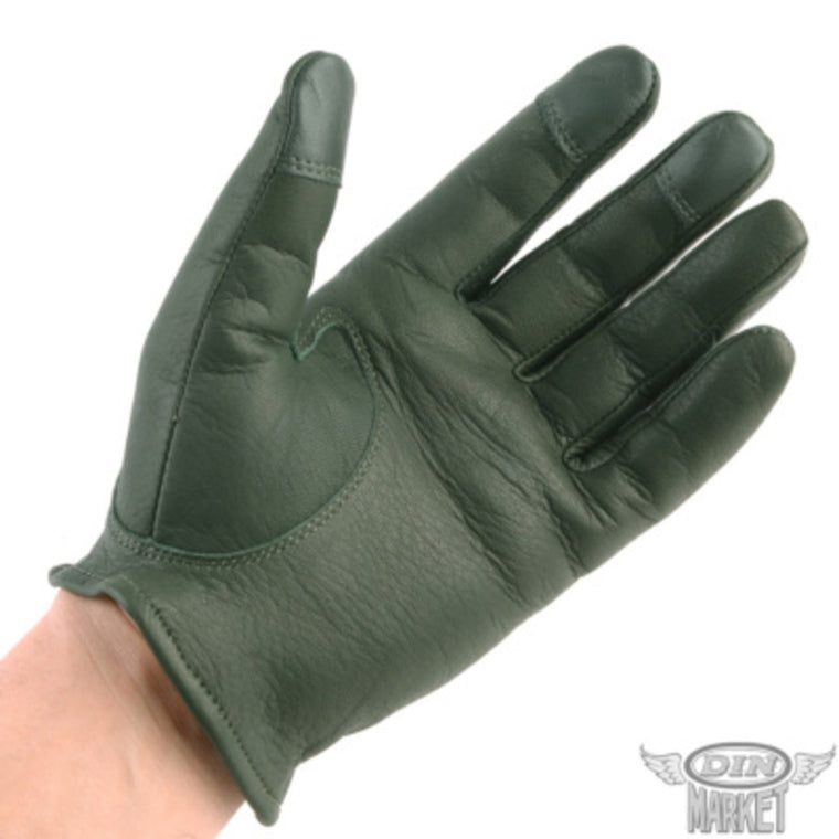 ディアスキングローブ DIN MARKET ディンマーケット DEER SKIN GLOVE ショートリスト GMG-07 鹿革 シンプル 街着 スマホ対応 ショートリスト 男女兼用 ブラック