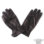 ディアスキングローブ DIN MARKET ディンマーケット DEER SKIN GLOVE レギュラー GMG-08 鹿革 シンプル 街着 スマホ対応 レギュラーリスト 男女兼用 ブラック